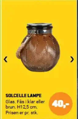 XL-BYG SOLCELLE LAMPE tilbud
