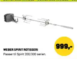 XL-BYG WEBER SPIRIT ROTISSERI tilbud