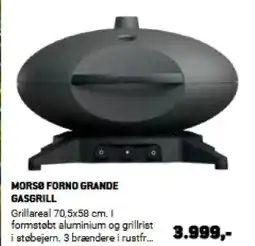 XL-BYG MORSØ FORNO GRANDE GASGRILL tilbud