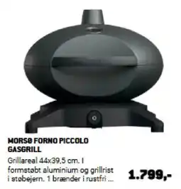 XL-BYG MORSO FORNO PICCOLO GASGRILL tilbud