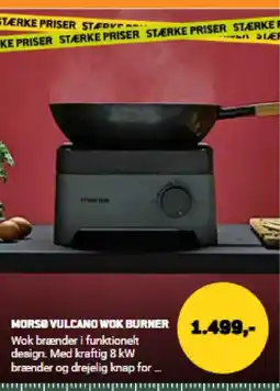 XL-BYG MORSØ VULCANO WOK BURNER tilbud
