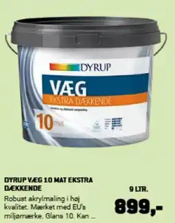 XL-BYG DYRUP VÆG 10 MAT EKSTRA DEKKENDE tilbud