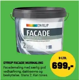 XL-BYG DYRUP FACADE MURMALING tilbud