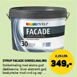 XL-BYG DYRUP FACADE SOKKELMALING tilbud