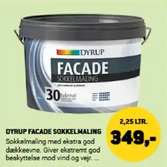 XL-BYG DYRUP FACADE SOKKELMALING tilbud