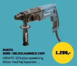 XL-BYG MAKITA BORE-/MEJSELHAMMER 230V tilbud