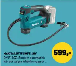 XL-BYG MAKITA LUFTPUMPE 18V tilbud