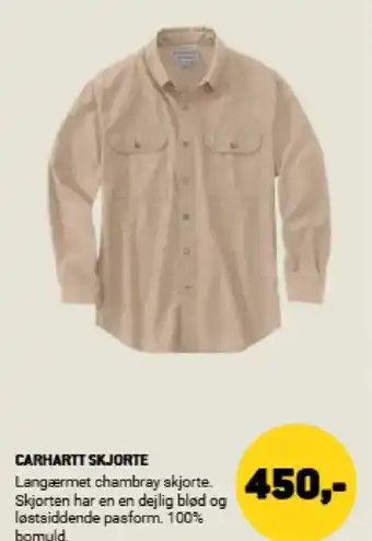 XL-BYG CARHARTT SKJORTE tilbud