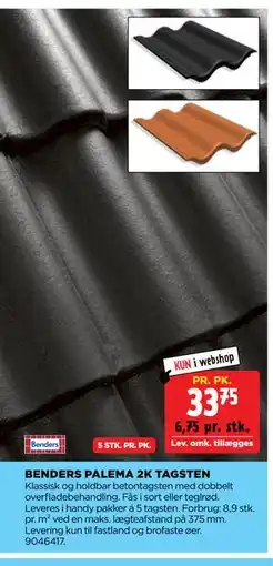 jem & fix BENDERS PALEMA 2K TAGSTEN, DKK 33.75 tilbud