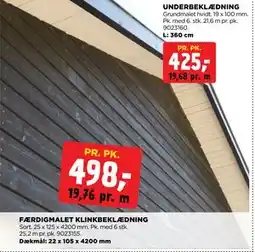 jem & fix UNDERBEKLÆDNING, DKK 425 tilbud