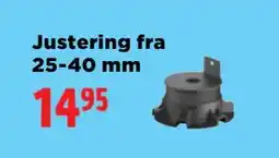 jem & fix Justering fra 25-40 mm, DKK 14.95 tilbud