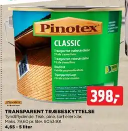 jem & fix TRANSPARENT TRÆBESKYTTELSE, DKK 398 tilbud