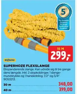 jem & fix SUPERHOZE FLEXSLANGE tilbud