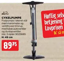 jem & fix CYKELPUMPE, DKK 89.75 tilbud