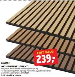 jem & fix AKUSTIKPANEL QUANTI, DKK 239 tilbud