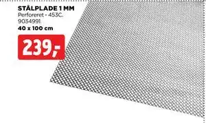 jem & fix STÅLPLADE 1 MM, DKK 239 tilbud