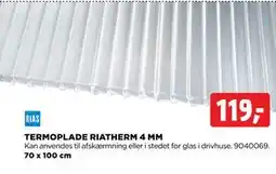 jem & fix TERMOPLADE RIATHERM 4 MM, DKK 119 tilbud