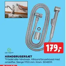 jem & fix HÅNDBRUSERSÆT, DKK 179 tilbud