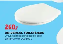 jem & fix UNIVERSAL TOILETSÆDE, DKK 260 tilbud