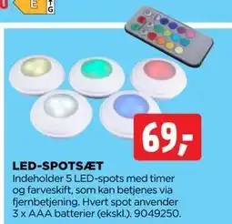 jem & fix LED-SPOTSÆT, DKK 69 tilbud