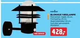 jem & fix BLOKHUS VÆGLAMPE, DKK 428 tilbud