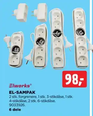 jem & fix EL-SAMPAK, DKK 98 tilbud