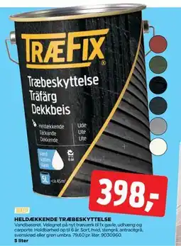 jem & fix HELDÆKKENDE TRÆBESKYTTELSE, DKK 398 tilbud