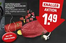REWE DE Frische rinderrouladen oder frischer rinderbraten oder rindergulasch tilbud