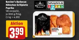 REWE DE Butcher's barbecue hähnchen grillplatte paprika tilbud