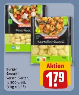 REWE DE BÜRGER Gnocchi tilbud