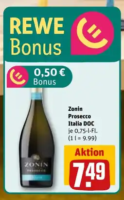 REWE DE ZONIN Prosecco italia doc tilbud