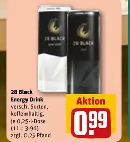 REWE DE 28 BLACK Energy drink tilbud
