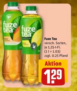 REWE DE Fuze tea tilbud