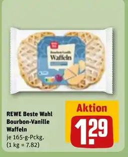 REWE DE Rewe beste wahl bourbon-vanille waffeln tilbud