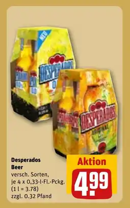 REWE DE DESPERADOS Beer tilbud
