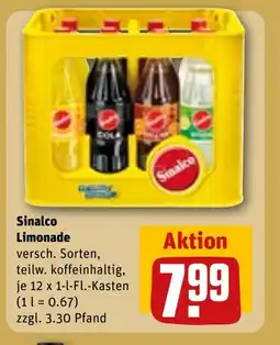 REWE DE SINALCO Limonade tilbud