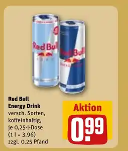 REWE DE RED BULL Energy drink tilbud