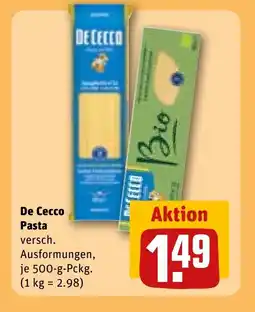 REWE DE DE CECCO Pasta tilbud