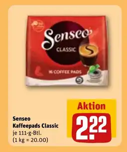 REWE DE SENSEO Kaffeepads classic tilbud