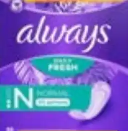 REWE DE ALWAYS Slipeinlagen daily fresh tilbud