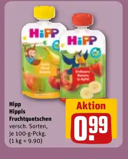 REWE DE HIPP Hippis fruchtquetschen tilbud