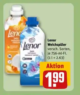 REWE DE LENOR Weichspüler tilbud