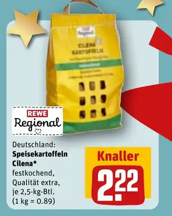 REWE DE Speisekartoffeln cilena tilbud
