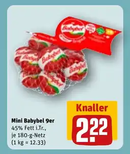 REWE DE MINI BABYBEL 9er tilbud