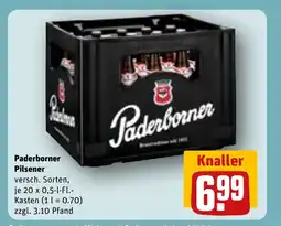 REWE DE PADERBORNER Pilsner tilbud