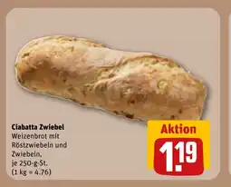 REWE DE Ciabatta zwiebel tilbud