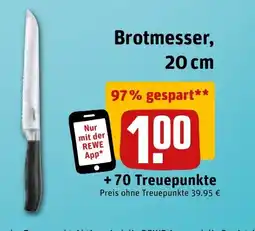 REWE DE Brotmesser, 20 cm tilbud
