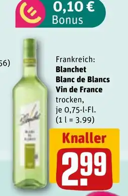 REWE DE Blanchet blanc de blancs vin de france tilbud