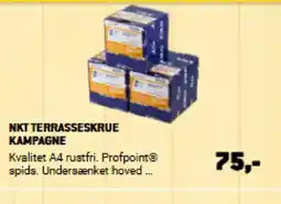 XL-BYG NKT TERRASSESKRUE KAMPAGNE tilbud