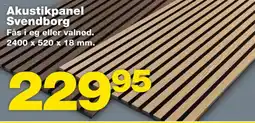 Bauhaus Akustikpanel Svendborg tilbud